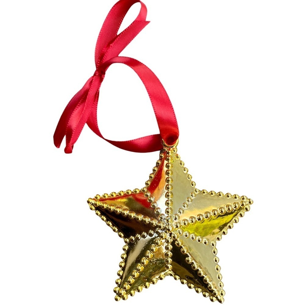 Gold Mirrored Star Ornament - Picture 5 of 8